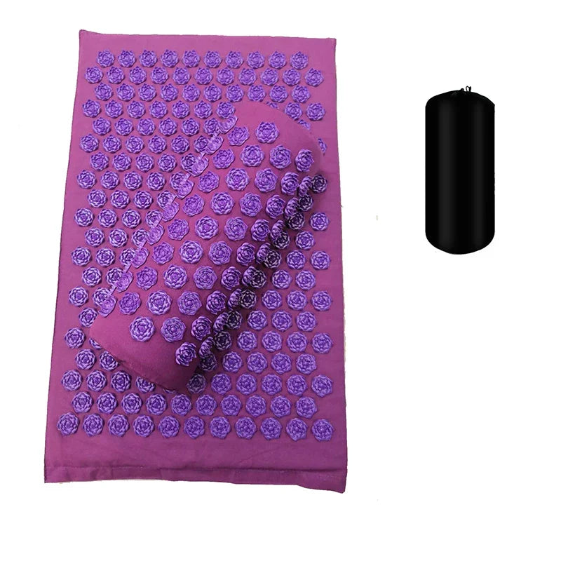 AkupressuurSet™ | Mat en kussen voor verlichting en ontspanning