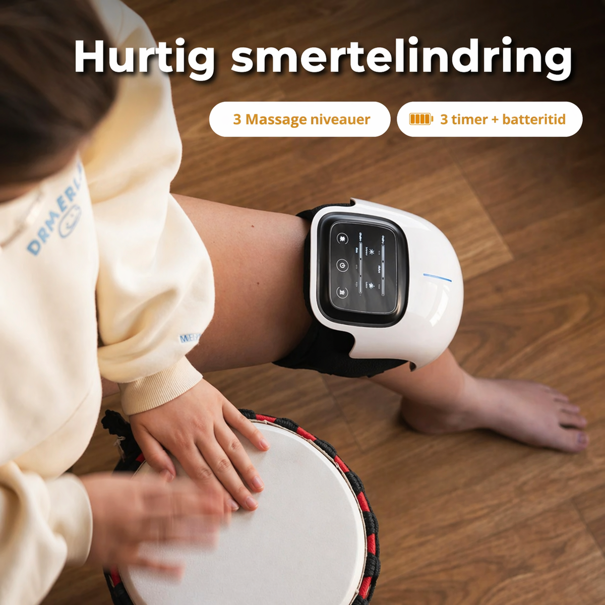KnieMassage™ | Verzachtende warmte voor het kniegewricht