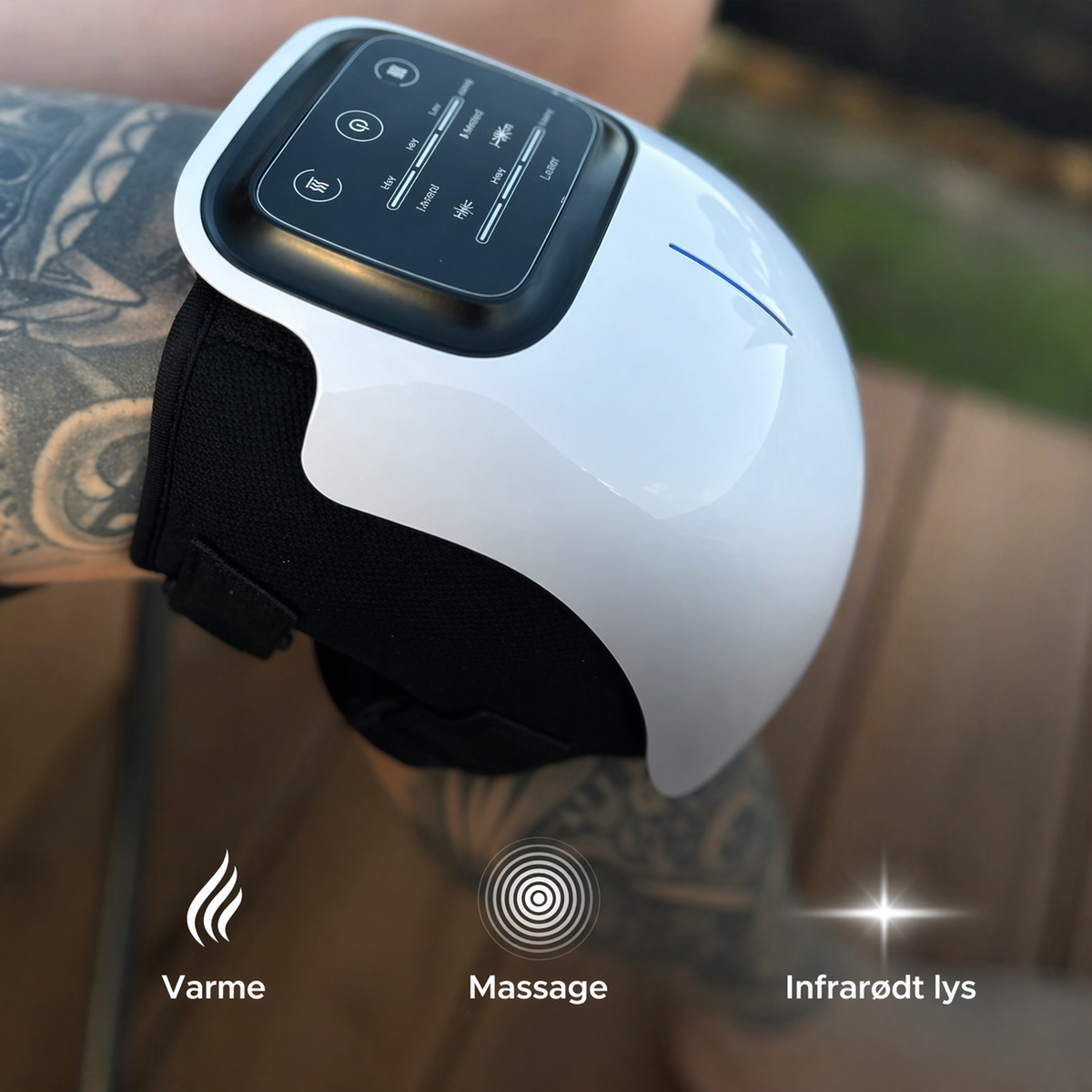 KnieMassage™ | Verzachtende warmte voor het kniegewricht