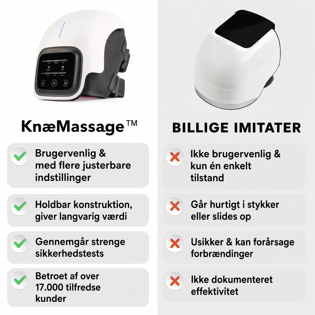 KnieMassage™ | Verzachtende warmte voor het kniegewricht