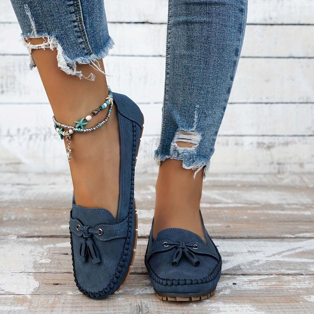 ComfortLoafer™ | Klassieke loafers met franjes