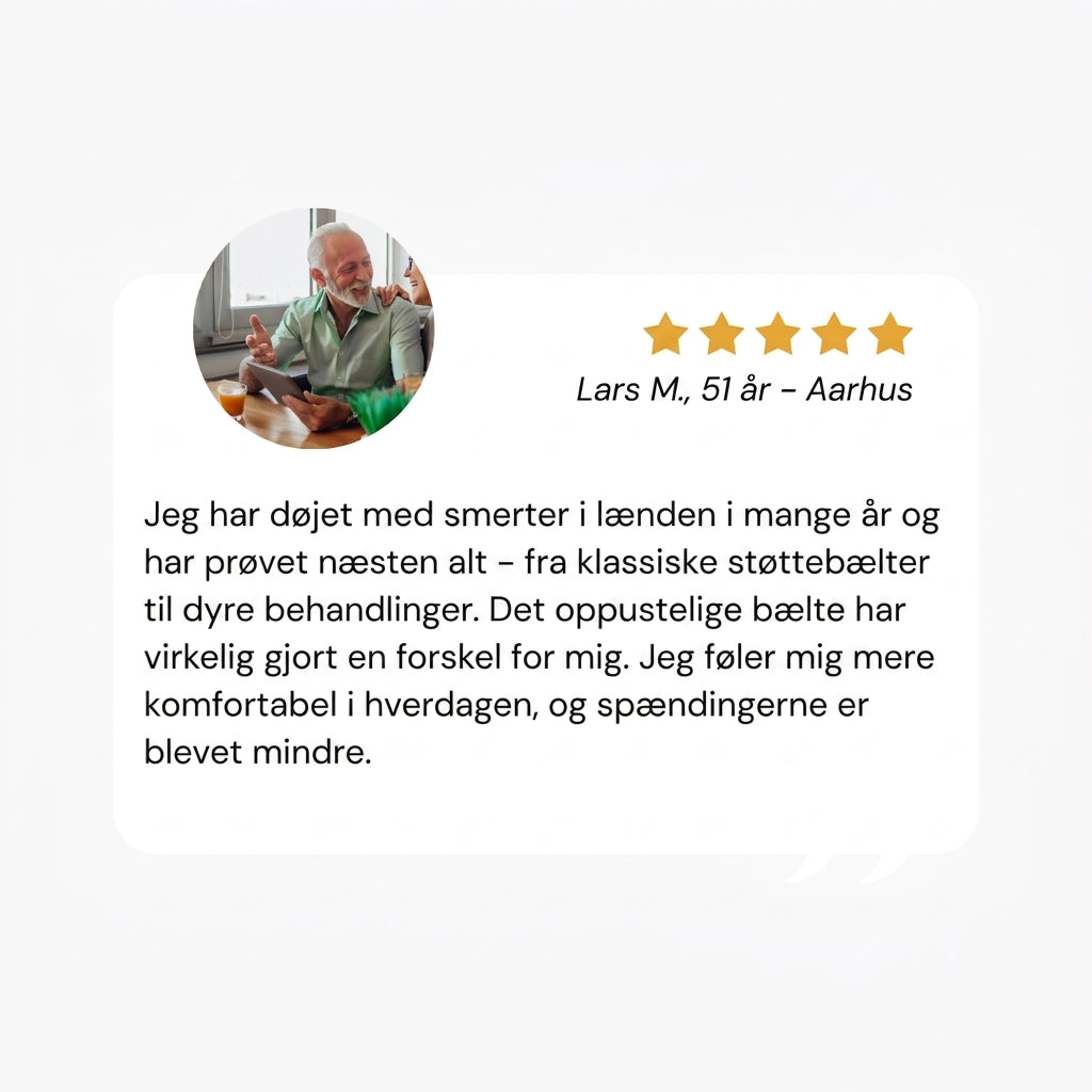LendenBand™ | Stabiele steun en comfort de hele dag