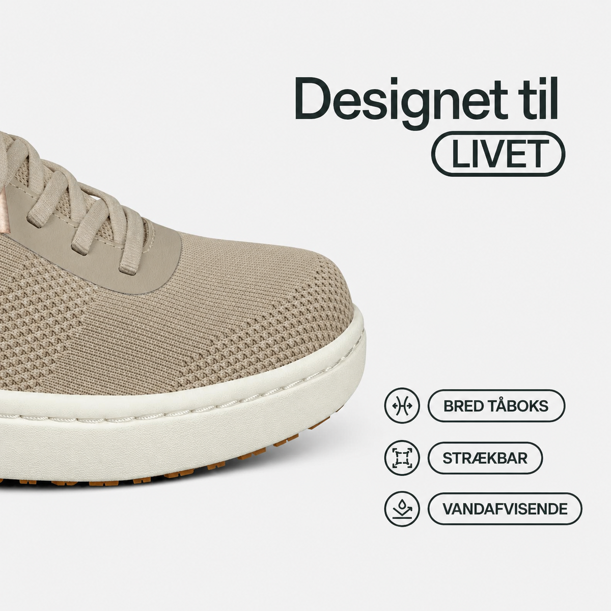 Lena™ | Lichte comfortsneaker in beige