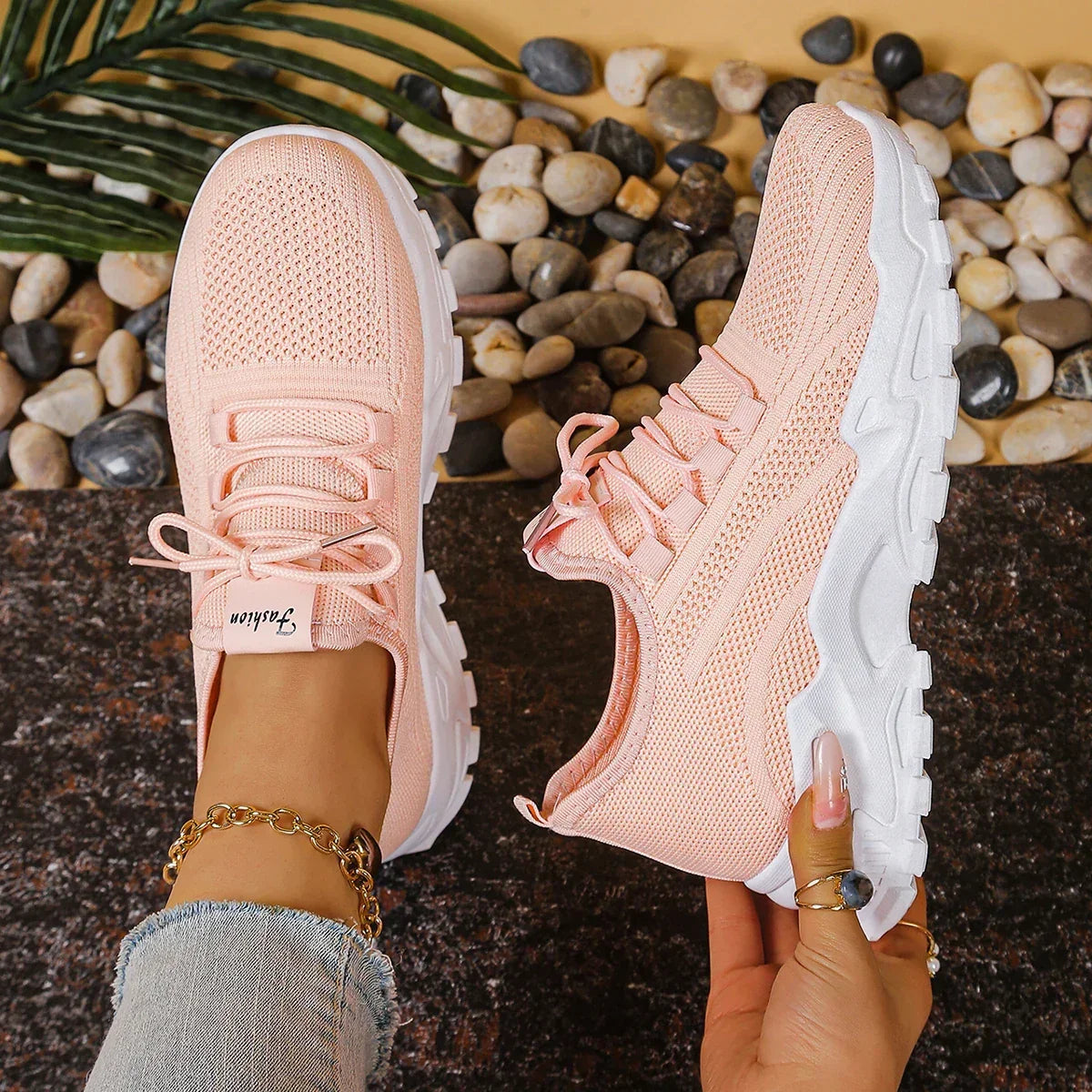 Maja™ | Lichte sneaker met verhoogde zool