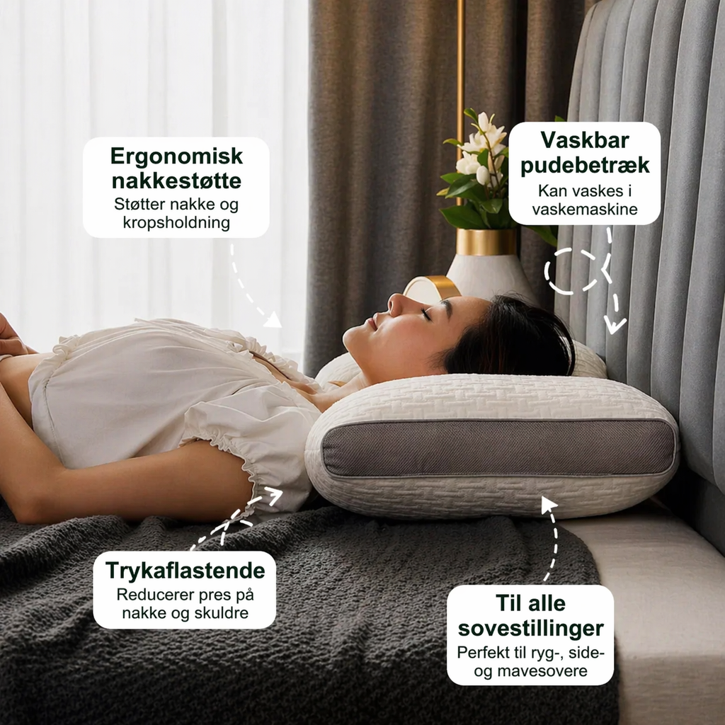 NekKussen™ | Ergonomisch kussen voor betere slaap en comfort