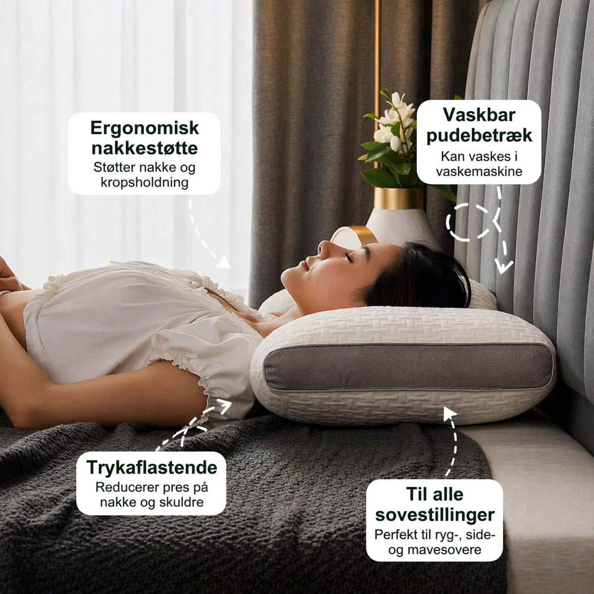 NekKussen™ | Ergonomisch kussen voor betere slaap en comfort