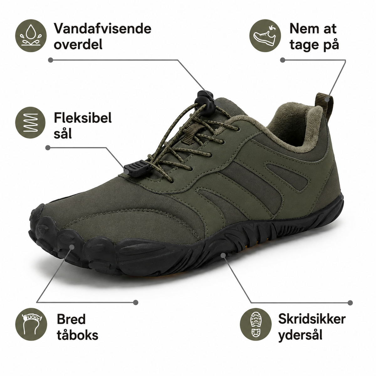 NoordStap™ | Waterafstotende barefootschoenen voor de lente