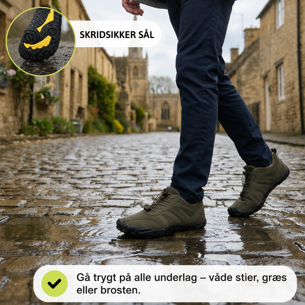 NoordStap™ | Waterafstotende barefootschoenen voor de lente