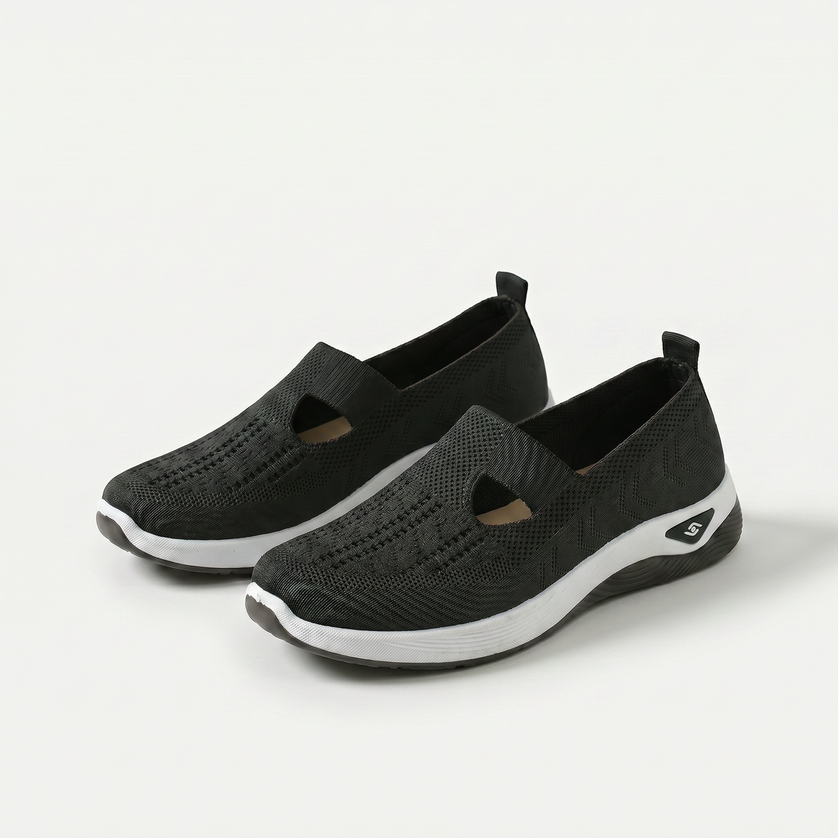Signe™ | Lichte slip-on sneaker in gebreide stof