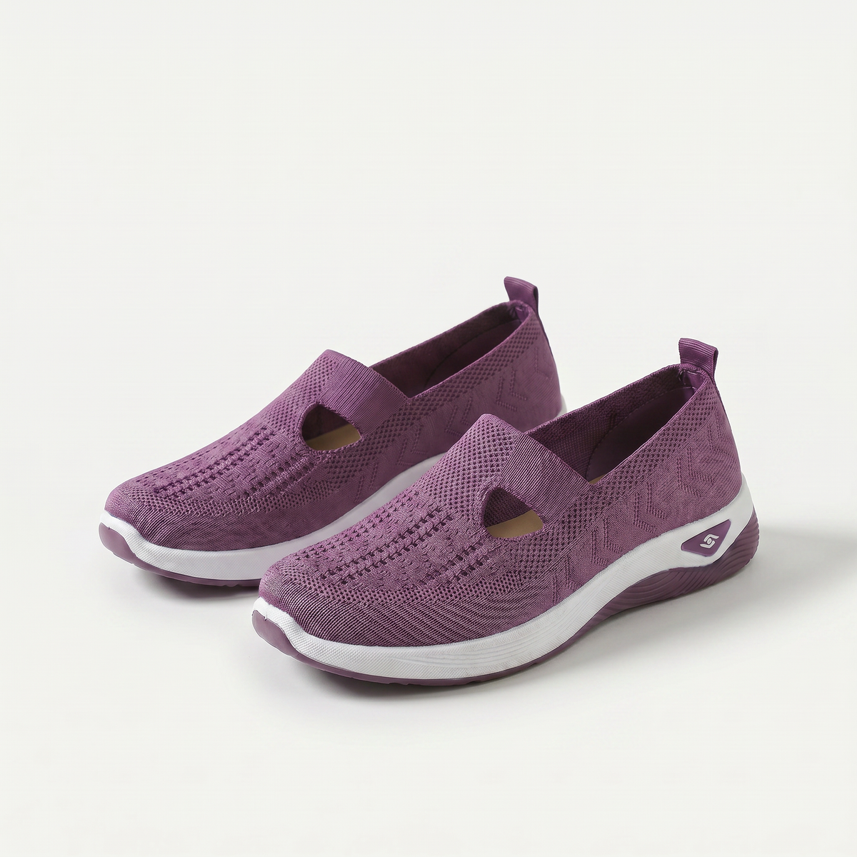 Signe™ | Lichte slip-on sneaker in gebreide stof