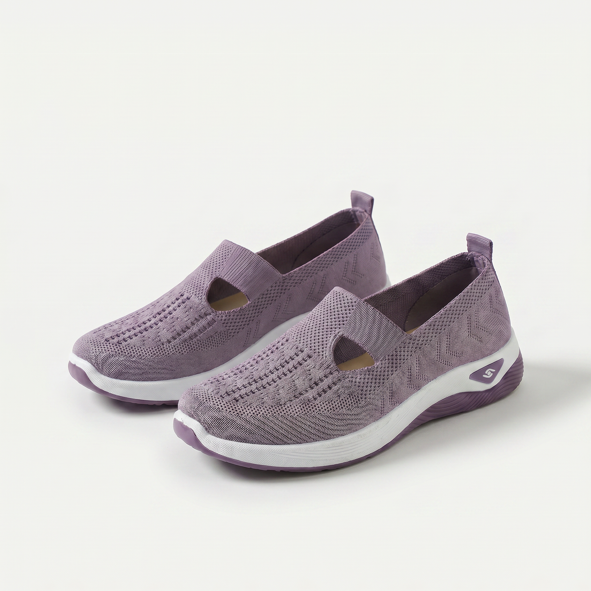 Signe™ | Lichte slip-on sneaker in gebreide stof