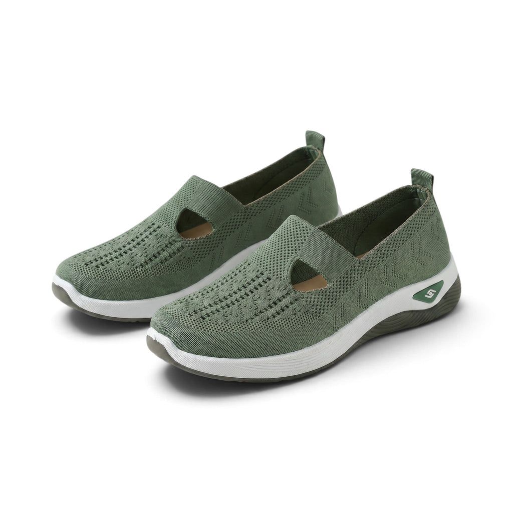 Signe™ | Lichte slip-on sneaker in gebreide stof