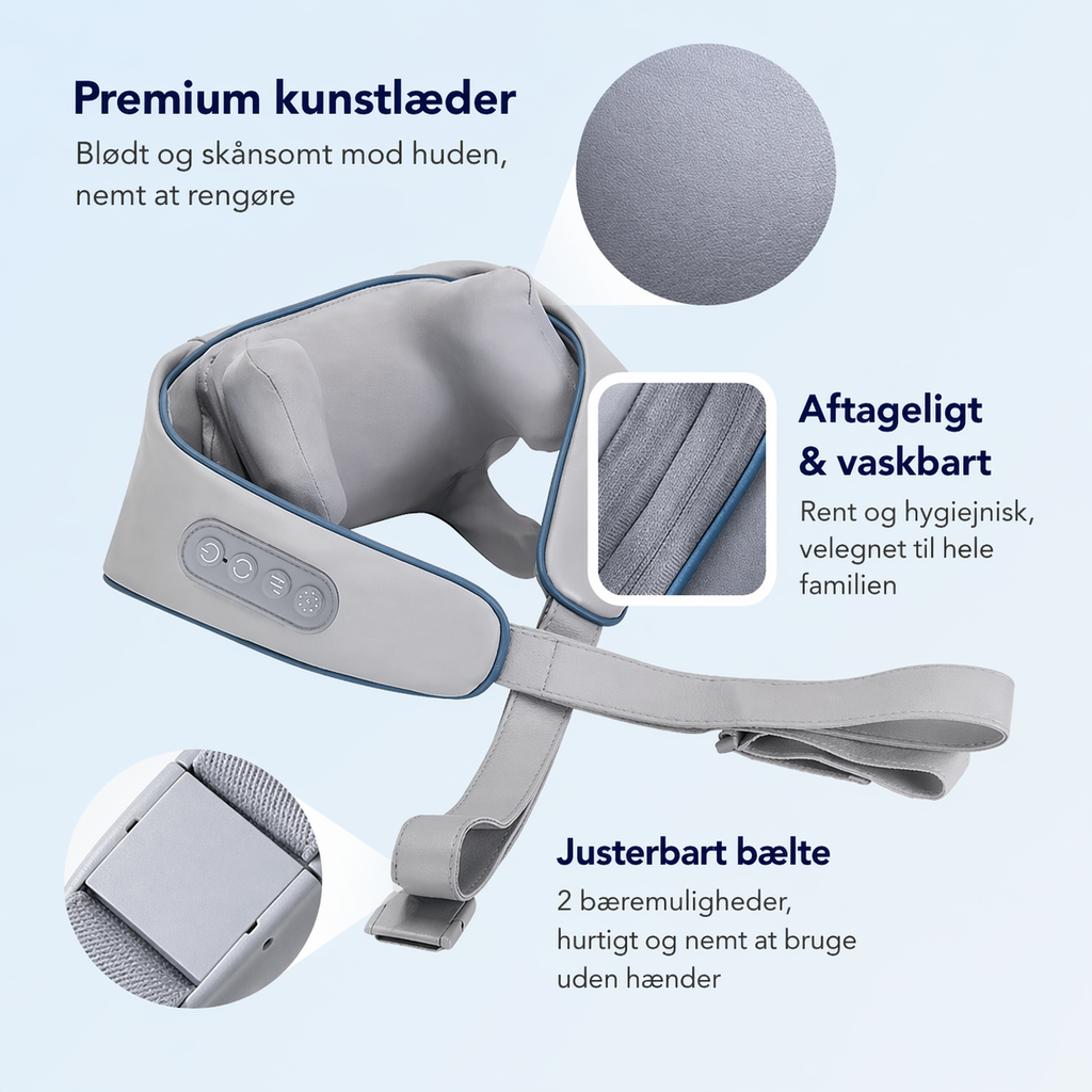 SmartNek™ | Elektrische massage met warmte en verlichting