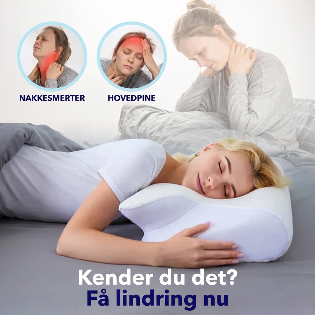 SlaapSteun™ | Ergonomisch kussen voor nek en schouders