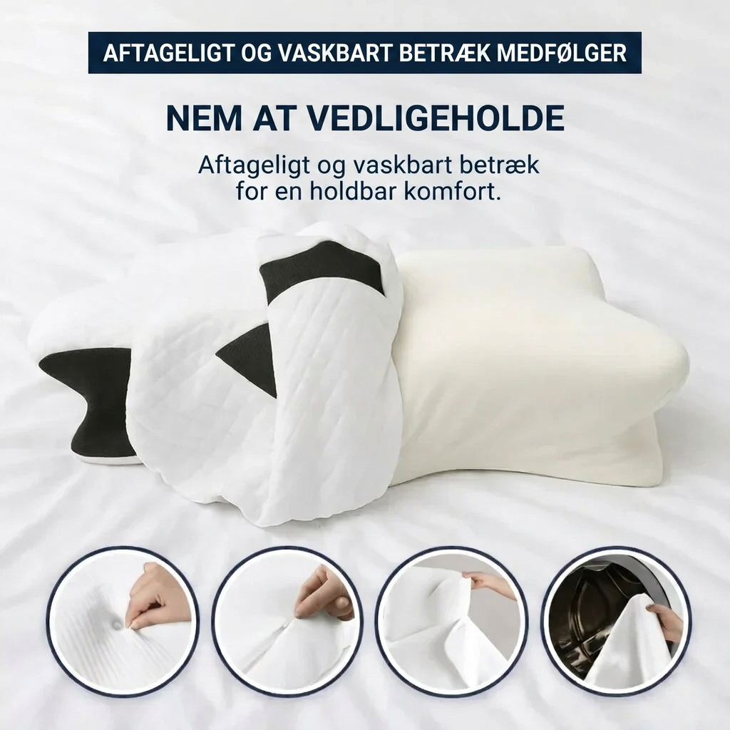 SlaapSteun™ | Ergonomisch kussen voor nek en schouders