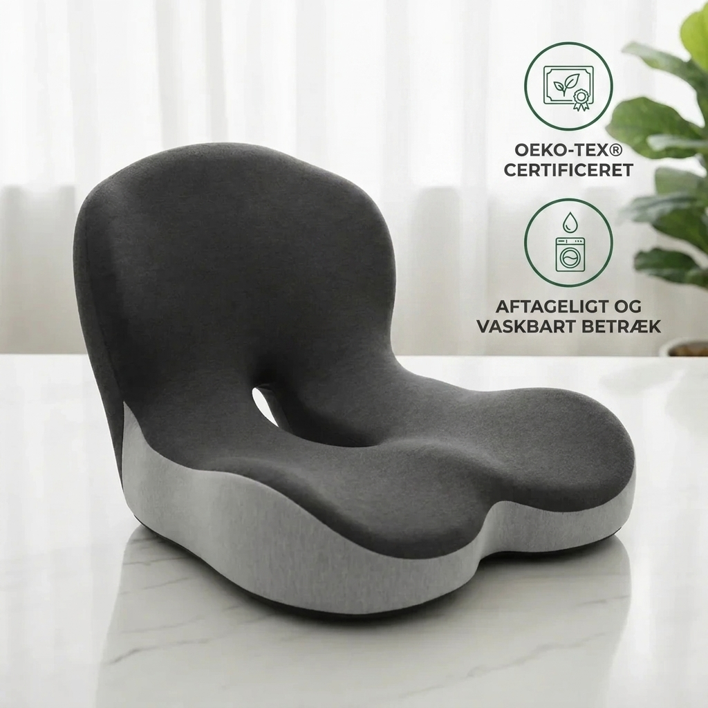 SteunKussen™ | Ergonomisch zitkussen voor verlichting van rug en onderrug