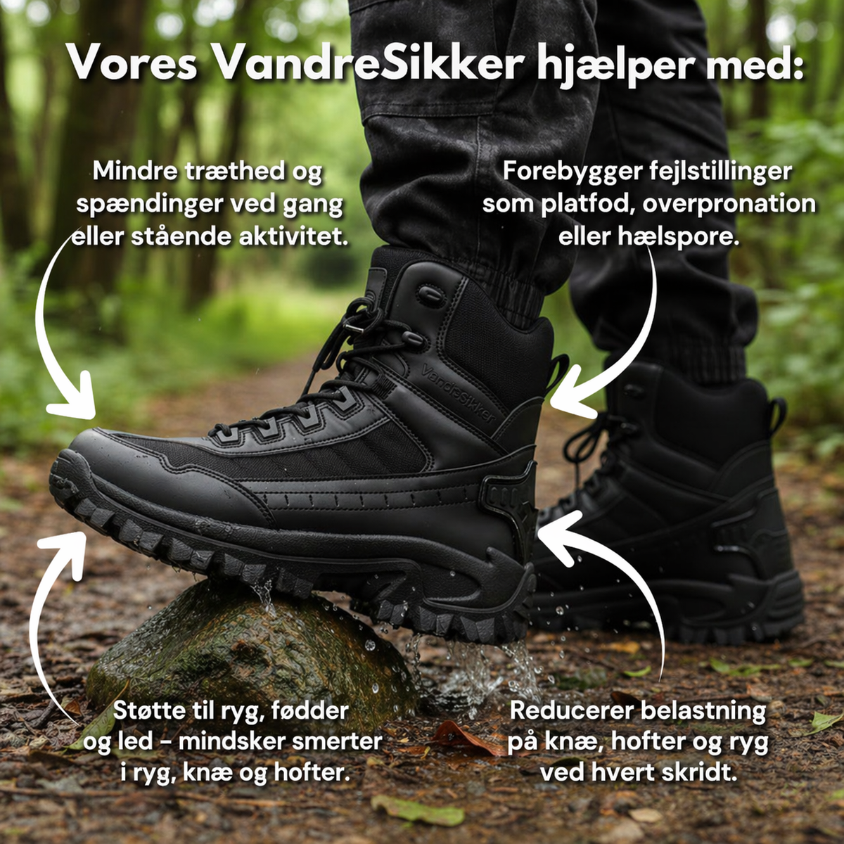 WandelZeker™ | Waterdichte schoenen met stabiele steun