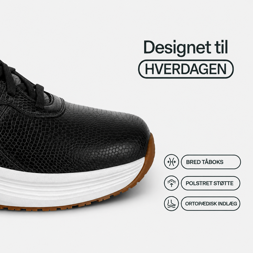 Vera™ | Handsfree comfortsneaker in het zwart