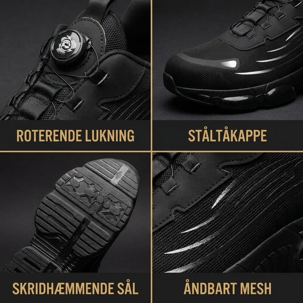 StaalWacht™ S3 Pro | Veiligheidsschoenen die een dienst van 12 uur doorstaan