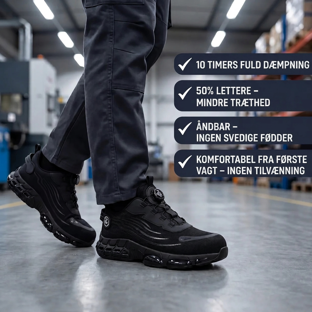 StaalWacht™ S3 Pro | Veiligheidsschoenen die een dienst van 12 uur doorstaan